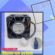 FOXCONN 4028 12V 0.81A PIA040H12P 4CM PWM Temperature Control Cooling Fan