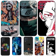 case For Samsung Galaxy M62 F62 4G Case Silicon Phone Back Cover Soft black tpu m625 Anime Character