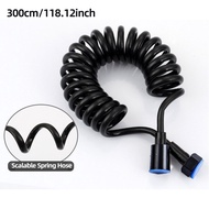 Retractable spring hose 1.5M  2M 3M 5Mwater inlet hose