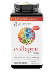 膠原蛋白 Youtheory Collagen Plus Biotin 390顆 [免運]