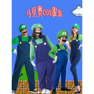 Super Mario Cos Halloween Show Cartoon Anime Mario Boys And Girls Masquerade Party Costumes