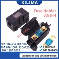 ANS-H Bolt Type Fuse Holder ANS-8 Safety Plate Base Car Automotive Carrier Fuse Box 20A 50A 70A 80A 100A 150A 175A 200A