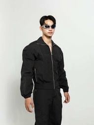 เสื้อแจ็คเก็ตแขนยาว ชุดผ้าร่ม - MANU Nylon Jacket ผ้าบางเบา ใส่สบาย