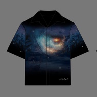 MIKENCO Galactic Dark Lands Shirt - Áo sơ mi nam menswear