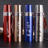OUSAI 800ml thermos flask - High quality thick stainless steel thermos flask to keep heat optimally 