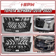 Toyota Alphard (2018-2022) V1 WALD / V2 GOEMON Grill Golden Black Knight Monster Grill Alphard SC 30