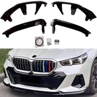 BONINGYU | สำหรับ BMW ซีรีย์ G60 G68 สไตล์ MP ชิ้นส่วนกันชนหน้าสี่ส่วน