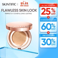 [Best Seller]SKINTIFIC Cover All Perfect Cushion 氣墊粉底 - High Coverage Poreless Flawless Foundation 2