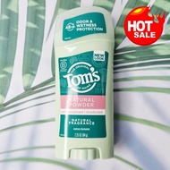 โรลออนสติ๊ก สำหรับผู้หญิง Antiperspirant Deodorant for Women Natural Powder 64 g (Toms of Maine®)