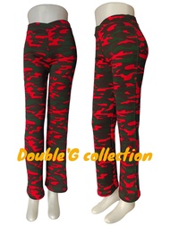 [CELANA SENAM WANITA PANJANG LORENG] Celana Olahraga Wanita motif kekinian/Celana Cenam Motif Loreng