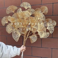 Ginkgo decorative Leaves, gold decoration, Golden Leaves, gift decoration and gift