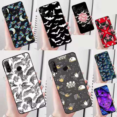 Halloween Bat For Huawei Nova Y70 Y91 Y90 Y60 Y72 Y61 9 10 SE 12i 12s 11i 5T P60 Pro P20 P30 P40 Lit