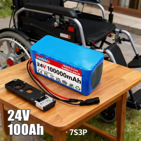 📦24V 100Ah 7s3p 18650 battery lithium battery XT60+SM,DC+T plug Suitable for 24V-29.4V motors spare 