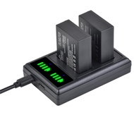 Picke Power NP-W126S NP-W126 Battery and LED Dual Charger for Fujifilm X100VI, X100V, XS10, XT30, XT