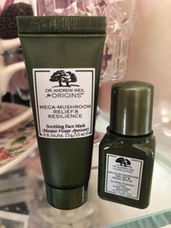 Origins 靈芝mask 15ml  靈芝水7ml