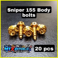 ✹ ◶ ◳ Yamaha Sniper 155/155R Body bolts