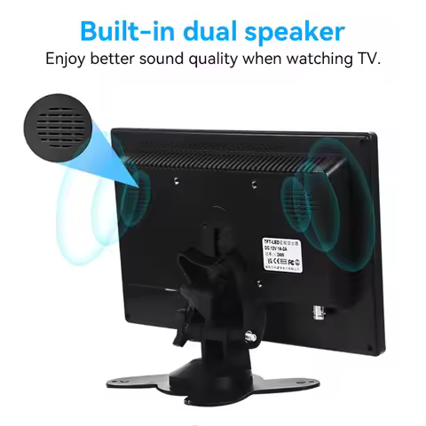 Portable Monitor 10.1/11.6/13.3 Inch Mini Monitor1366X768 Computer with HDMI/VGA/AV/BNC/USB Intput f