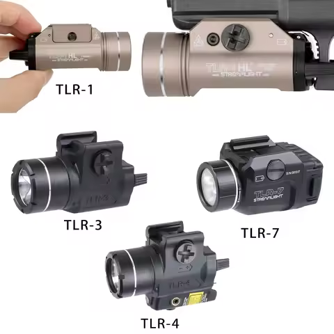 Tactical TLR 7 TLR 1 TLR-3 TLR-4 TLR1HL Flashlight White Light LED Strobe LaserSight For G k Taurus 
