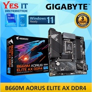 GIGABYTE B660M AORUS ELITE AX DDR4 LGA1700 MOTHERBAORD ONLY