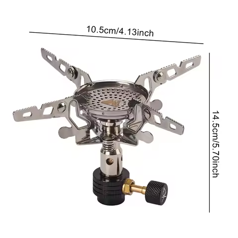 Camping Gas Stove Folding Stove Head Cooking Stove Outdoor Gas Stove for Outdoors Cooking Camping Pi