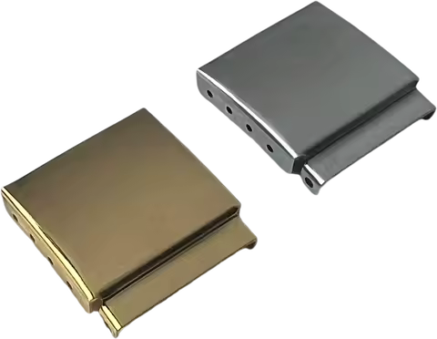 1pc Gold/ SIlver Color Steel Watch Bracelet Extender Clasp Extension Piece with Step Watch Band Repa