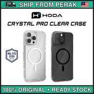 Hoda Crystal Pro Case for iPhone 16 Pro Max / 16 Pro / 15 Pro Max / 14 Pro Max / 14 Pro Transparent 