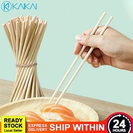 🔥 NO SPLINTERS 🔥 50 Pair Bamboo Disposable Chopstick Independent Packaging Delivery Economy Cutlery