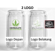 【Malaysia Ready Stock】┅Herbalife Glass   Gelas Herbalife One and Only Limited Edition 2 logo Herbalife Glass Coke Can De