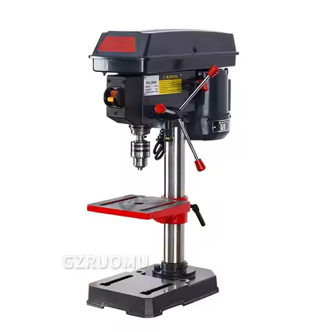 ZJ4113 Benchtop Drill Press 13mm Variable Speed Cast Iron Bench Drill Worktable With Laser Work Ligh