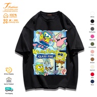 Product image [ส่งจากกรุงเทพ] เสื้อยืดแขนสั้น ผ้าฝ้ายแท้ พิมพ์ลายการ์ตูน Spongebob Squarepants Joint