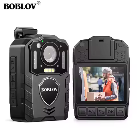 BOBLOV KJ25 1080p Body Camera 3000mAh Support 13H Recording Night Vision Camcorder Law Enforcement P