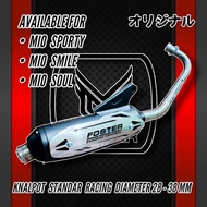Standard Racing EXHAUST (28-38) FOSTER EXHAUST/ MIO M3, GEAR125, GEAR125, FINO125, XRIDE125, FREEGO1