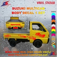 SUZUKI Multicab 1 Set Body Decal More Colors! High Quality Sticker Vinyl Weather Proof