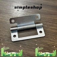SIMPLE 5pcs/set Flat Open, Interior Connector Door Hinge, Creative Soft Close Folded No Slotted Wooden  Hinges Furniture Hardware
