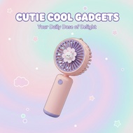 YASE YS2271 Flower Series Mini Portable Handheld Fan with Land yard Strap