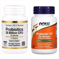 Now Probiotic 10 (25 Billion CFU) 10 Probiotic Strains - 50 Veggie Caps