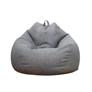 Lazy Sofa Cover Bean Bag Lounger Chair Sofa Seat Living Room Furniture Without Filler Beanbag Sofa B