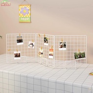 IMIHAN Storage Rack, Grid Frame Metal Display Rack, Modern Grid with Base Jewelry Booth Rack For Gri