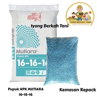 Meroke NPK Mutiara 16-16-16 - 1 kg - Pupuk Majemuk NPK Field Grade | Pupuk Mutiara