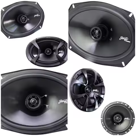 Audio 6x9 Car Audio Coaxial Car Speakers, 100 Watts, 4 Ohm (Set of Two)