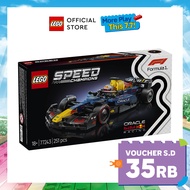 LEGO Speed Champions 77243 Oracle Red Bull Racing RB20 F1 Race Car (251 Pieces) Mainan Susunan Balok