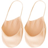 1 Pair Invisible Low Vamp Socks For Women, High-Heeled Sandals Socks With Fabric Soles, Breathable A