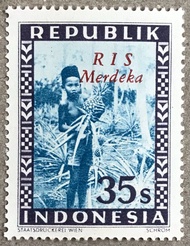 PW412-PERANGKO PRANGKO INDONESIA WINA 35s REPUBLIK RIS MERDEKA(M)