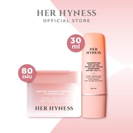 [SET ผิวสวยสู้แดด] Her Hyness Hexa Sunscreen 30ml  + Toner Pad Platinum Jar (1 กล่อง 80 แผ่น )