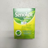 SENOKOT TABLETS WITH SENNA 60`s 10/26 senokot sembelit senna