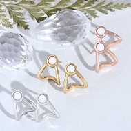 Opal Huggie Earrings - Opal Stone Earrings - LOULOUROSE