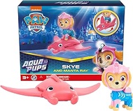 Paw Patrol, Aqua Pups Skye and Manta Ray Action Figures Set, Kids Toys for Ages 3 and up