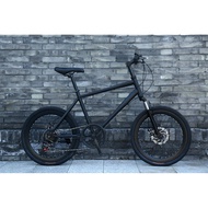1-5 Days Delivery SG INSTOCKS 7 Speed 22 Inch Mini Velo Black Front Suspension Lightweight 22" 20" R