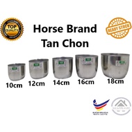 Horse Brand Stainless Steel Tan Chon (炖盅) Bowl 10-18cm Horse Brand Stainless Steel Bowl mangkuk bula