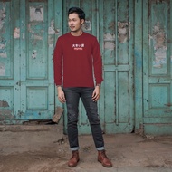 Anyway Longsleeve T-Shirt "ANYWAY" Maroon 677